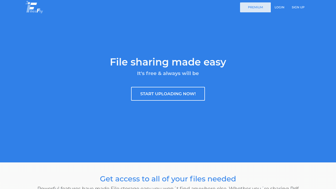 FilesFly.cc website screenshot