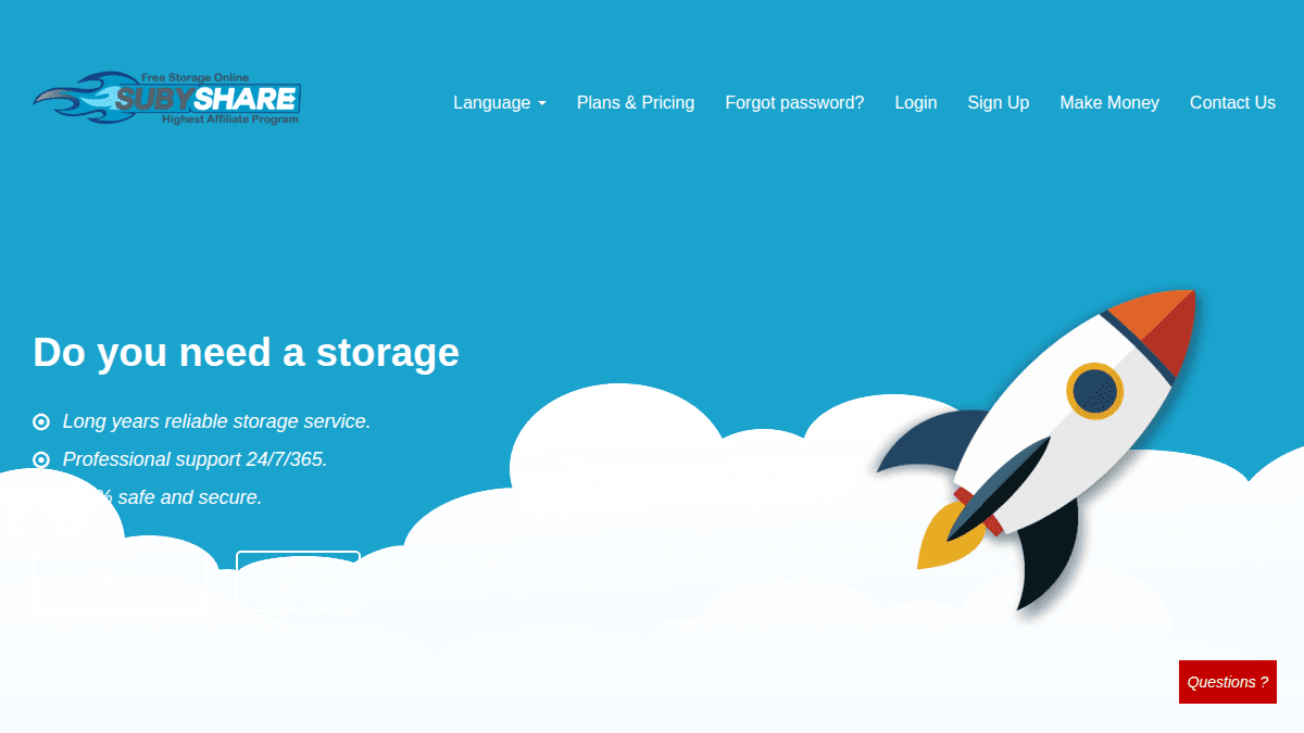 SubyShare.com website screenshot