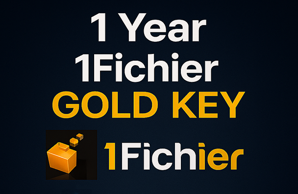 1 Year 1Fichier Premium Gold Key