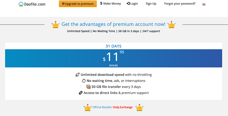 30 Days Premium Daofile Premium Key