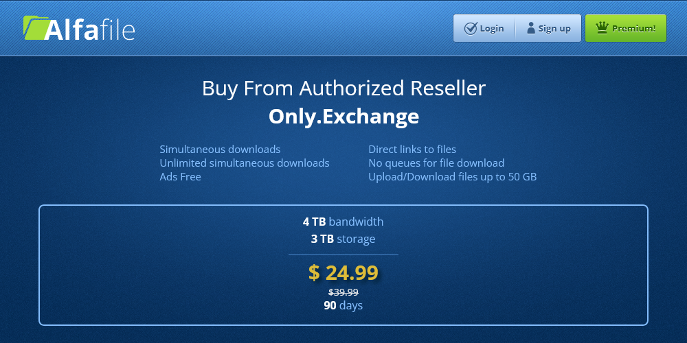 AlfaFile 90 Days Premium key
