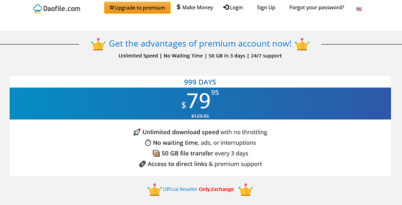 Daofile 999 Days Premium Key