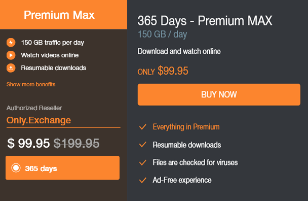 TezFiles Max 365 Days Premium Key