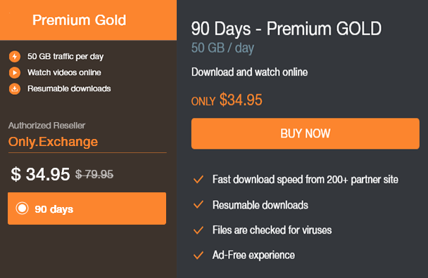90 Days TezFiles Gold Premium Key
